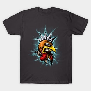 cyber punk rooster T-Shirt